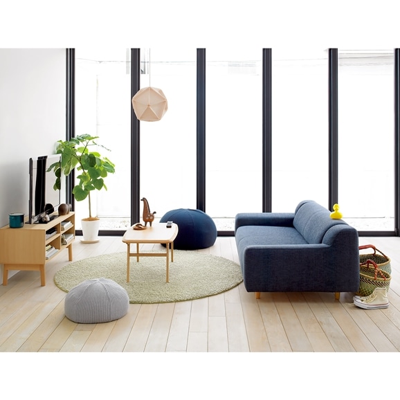 在庫限り】 PUUF Navy｜1人掛け｜IDEE SHOP Online