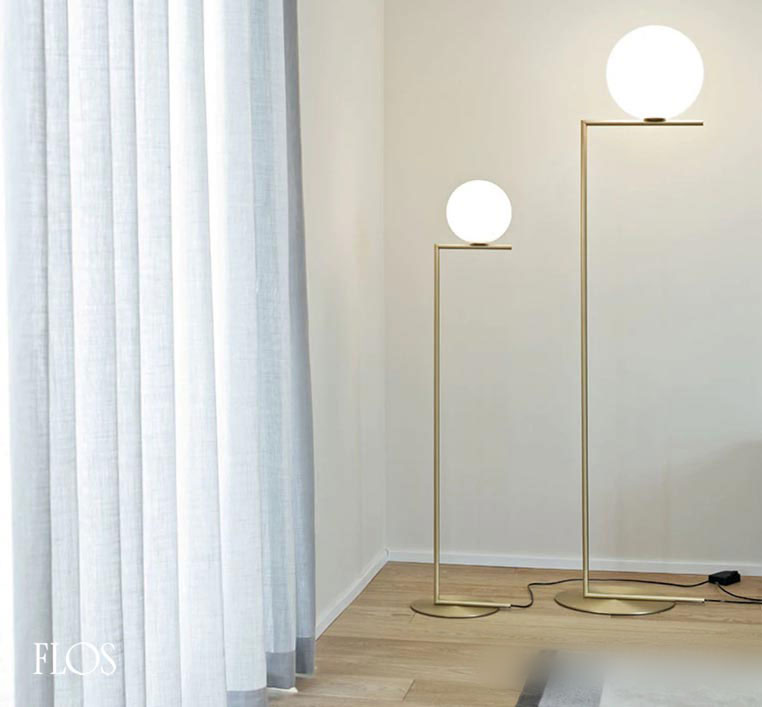 IC LIGHTS F1 IC ライツ F1（ゴールド）フロアランプ ｜ FLOS フロス