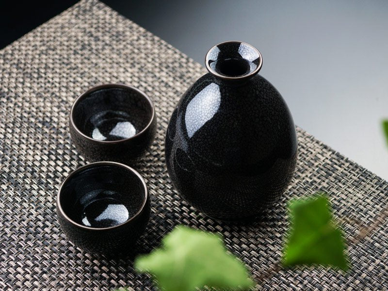 有田焼】酒器セット 耀変油滴天目