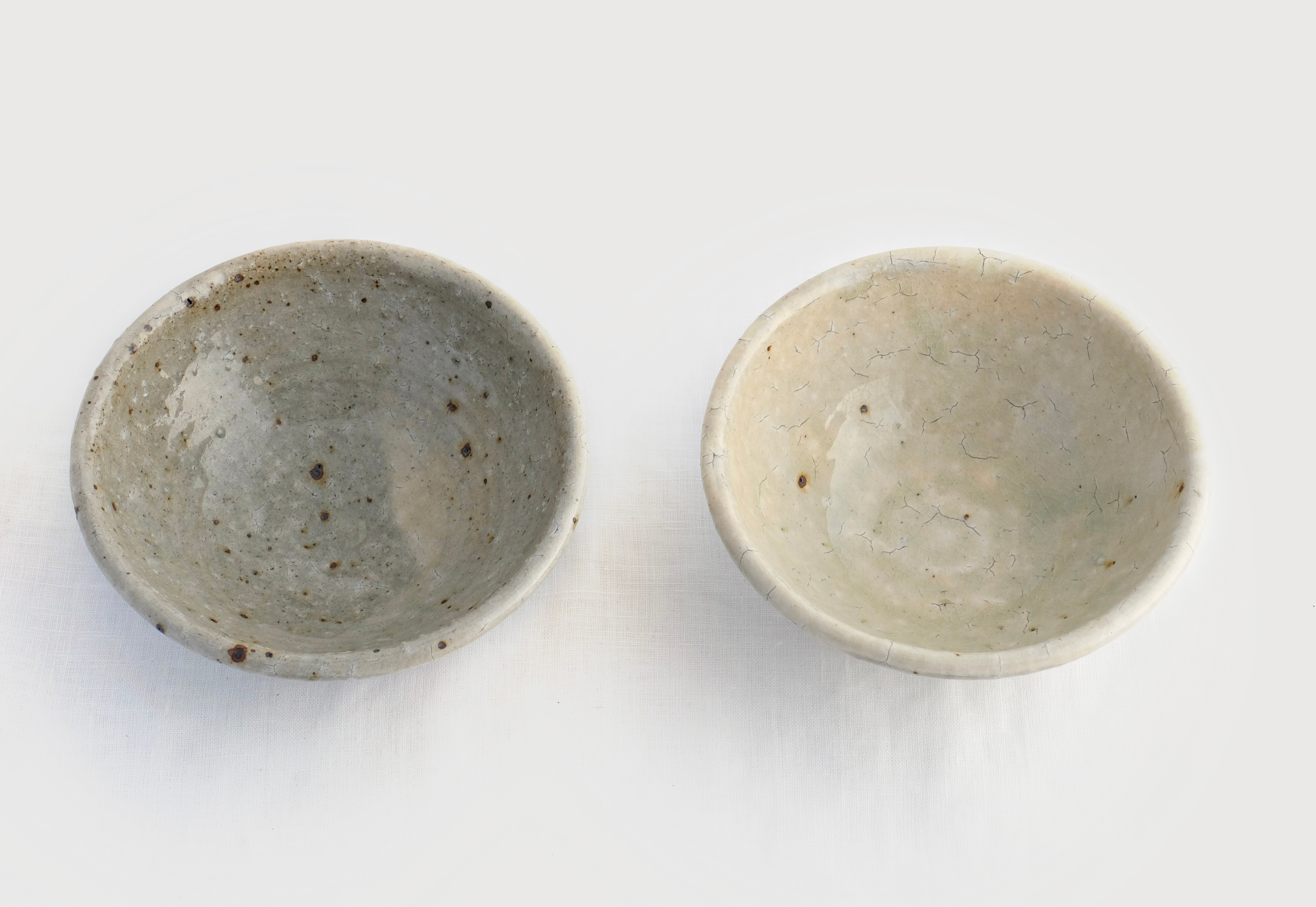 飯碗｜お茶碗｜薄灰色｜粉引｜益子｜中村哲雄｜Tetsuo NAKAMURA