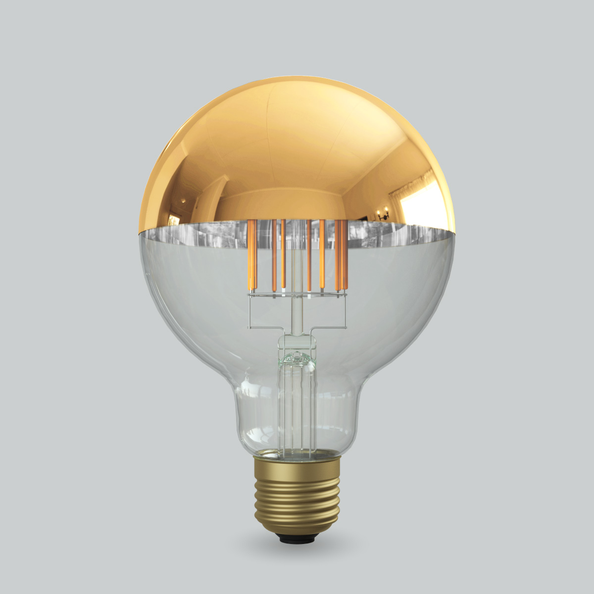 フィラメントLED電球「Siphon」 Ball95 LDF35D Tミラー ボール95 Only One