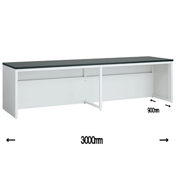 LB-2 サカエ サイド実験台引出し付用 2段引出しキャビネットワゴンの