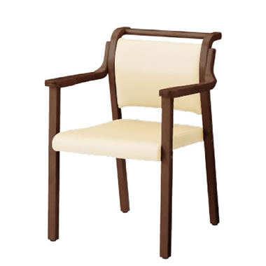 LZ61AA-PB31 オカムラ 木製チェア ローバック ナチュラルフレーム把手