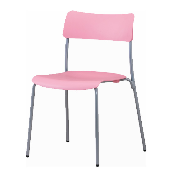 CM100-MS-PK サンケイ デザインミーティングチェア シルバーフレーム