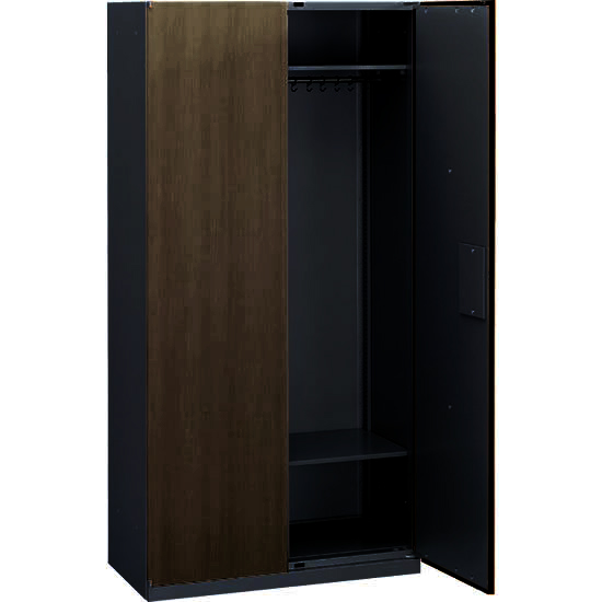 4B27WF-ZJ33 オカムラ レクトライン 木目 ワードローブ 高さ1810mm 下