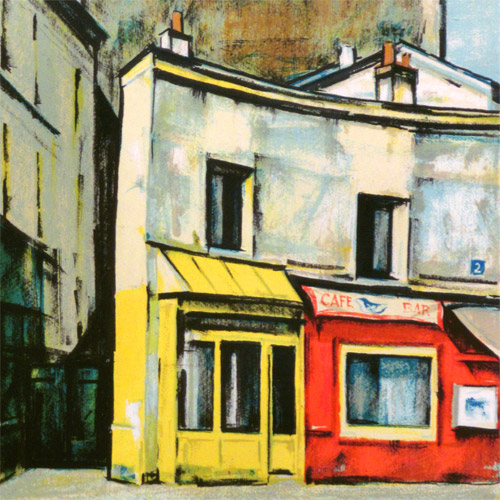 荻須高徳 モロッコ広場 | 絵画など美術品の販売と買取 | 東京・銀座