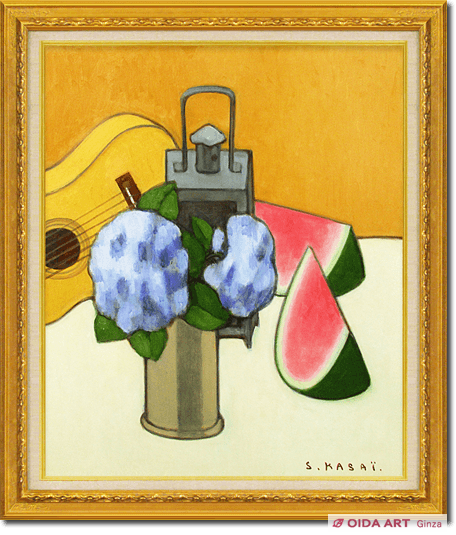 笠井誠一 静物 | 絵画など美術品の販売と買取 | 東京・銀座 おいだ美術