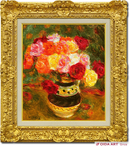 伊藤清永 ばら | 絵画など美術品の販売と買取 | 東京・銀座 おいだ美術