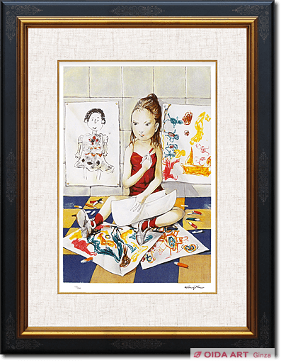 藤田嗣治 子供部屋 | 絵画など美術品の販売と買取 | 東京・銀座 おいだ美術