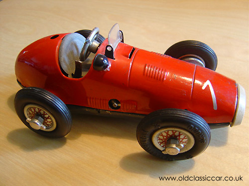 Schuco Grand Prix racing car (1070) tinplate clockwork motor