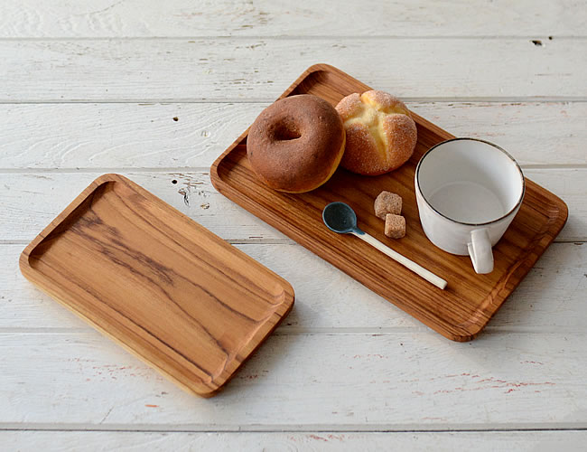 チーク フラットトレイ ナチュラルインテリア 生活雑貨の通信販売