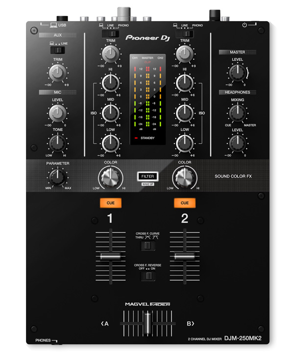 中古品】Pioneer DJ/DJミキサー/DJM-250MK2 -DJ機材アナログレコード