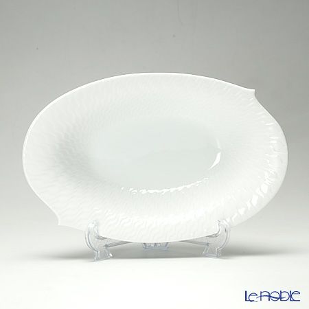 マイセン（Meissen） 波の戯れホワイト 000001／29281 オーバル