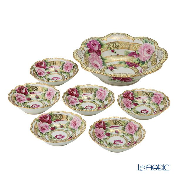 明治時期 オールドノリタケ 盛り上げ花紋 香炉 R7112335 明治時期