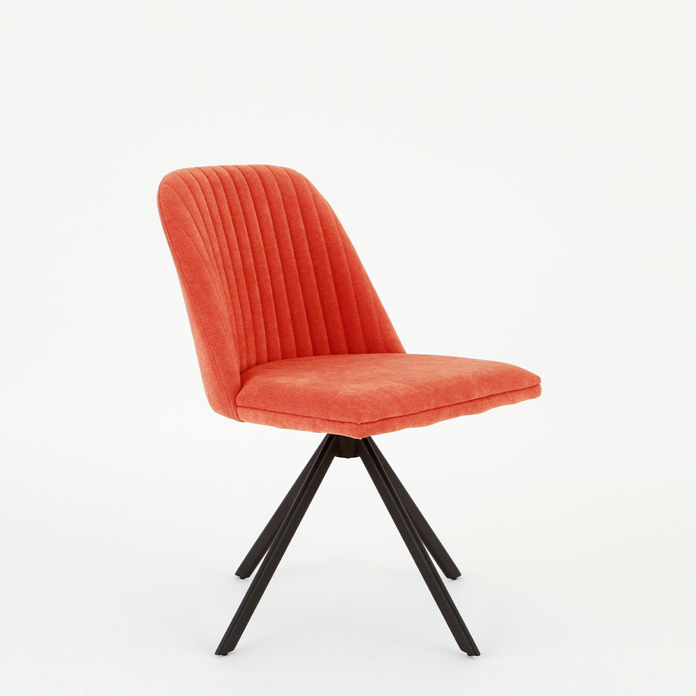 VISTA（ビスタ）チェア（アーム無）オレンジ - ダイニングチェアの通販