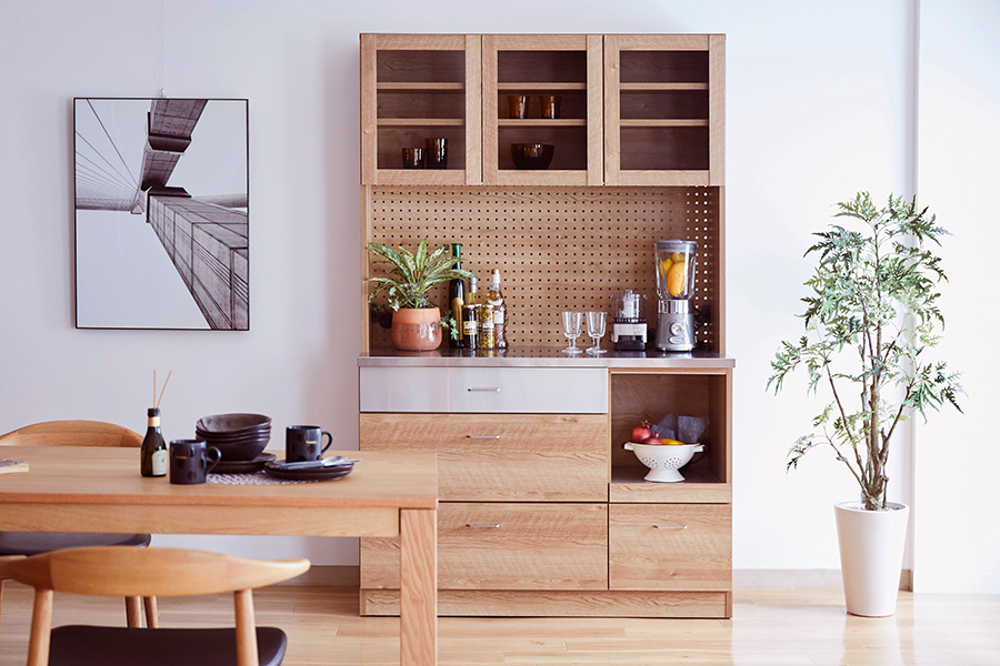 LUCIDO（ルシード）120/105オープンダイニングボード ナチュラル色