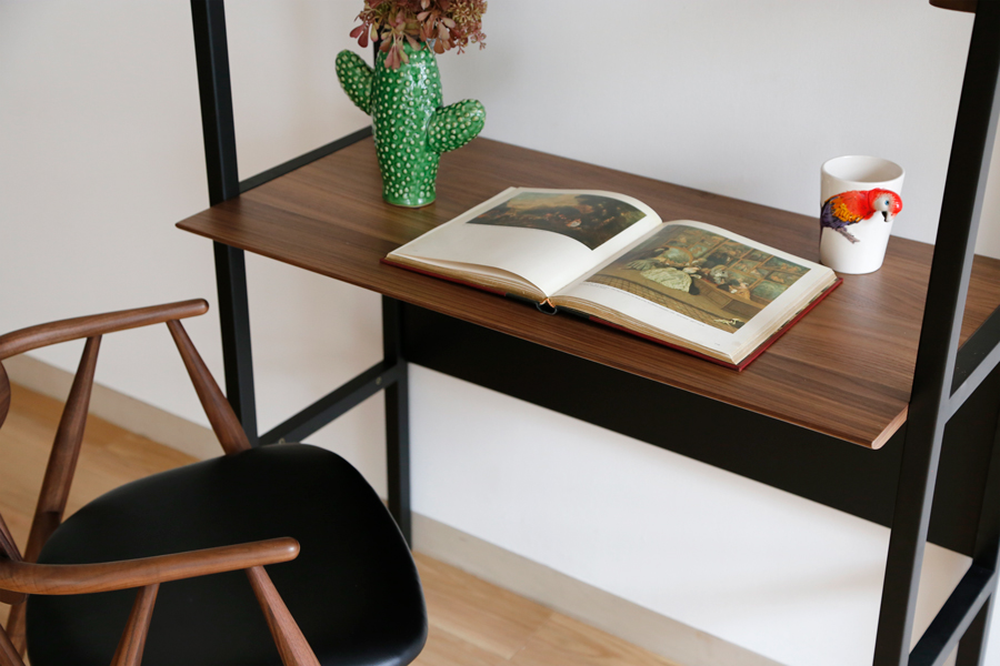 MS ユニットシェルフ デスク+ナロー セット - デスク・机・デスク