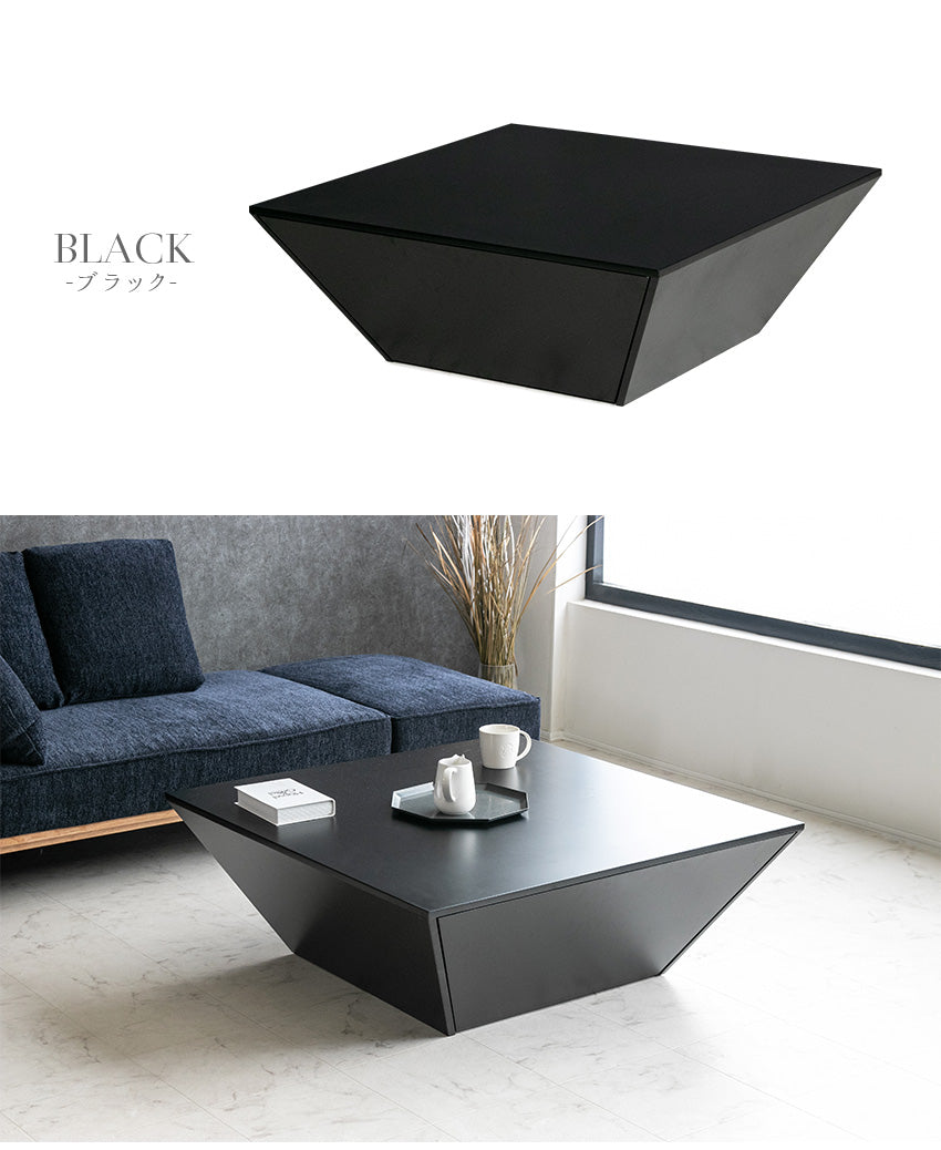 lushroom センターテーブル 引き出し 収納 ナチュラル ブラックオーク