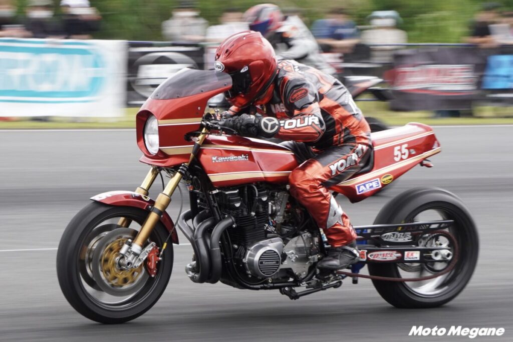 空冷Zの咆哮を聞け！ バイクのドラッグレース・JD-STERの参戦マシンを