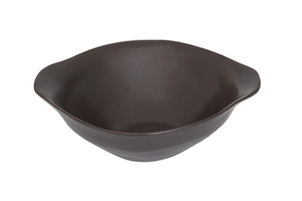 井山三希子 YASUMI 手付きボウル 黒｜和食器の通販 monsen