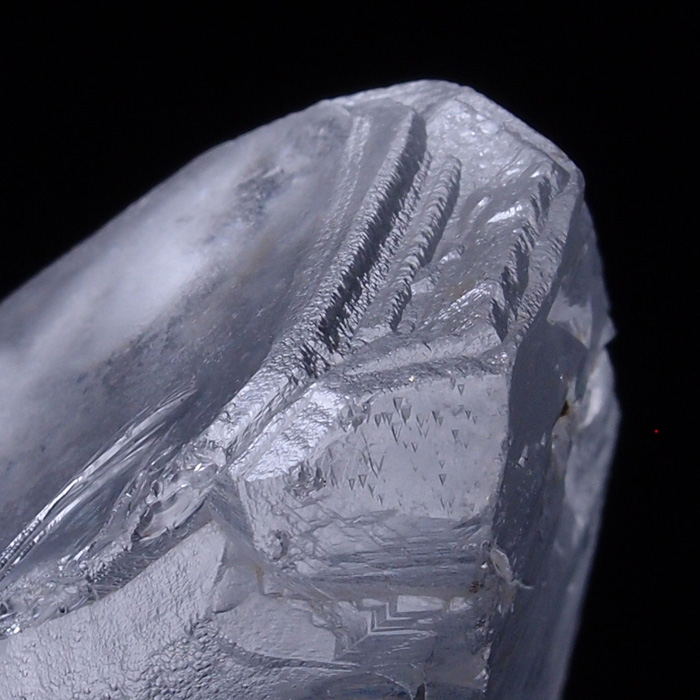 C805T トライゴーニックとC面を持つ水晶 水晶・天然石専門店ムーン