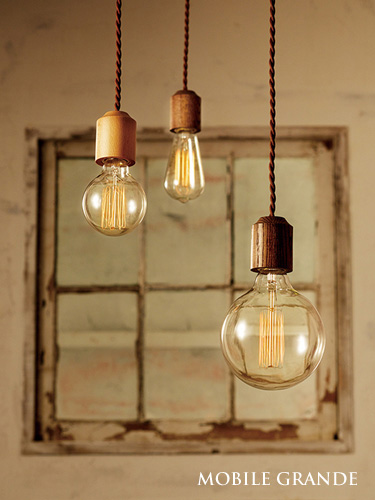 木製ソケットペンダントライト(電球別売) |インテリアショップ MOBILE