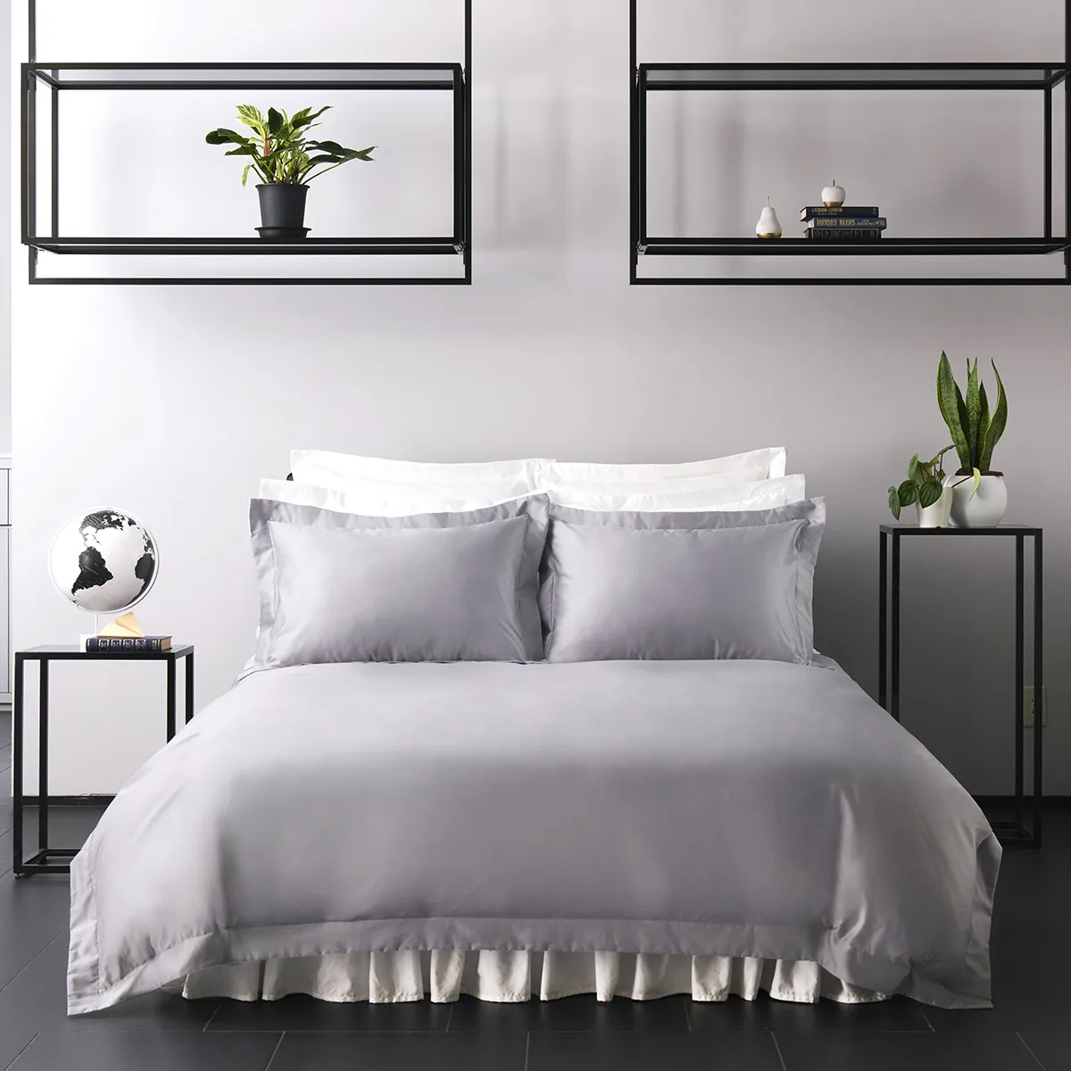 ボックスシーツ | セミダブル | 120×200cm | 高さ31cmまで対応 | 500TC