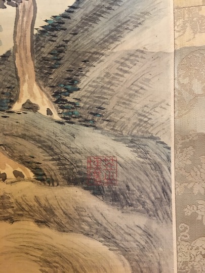 大倉笠山 擬唐人山水図｜古美術・掛け軸の販売・買取・鑑定-松本松栄堂