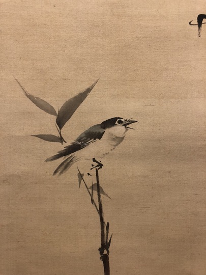 酒井鶯蒲 花鳥図｜古美術・掛け軸の販売・買取・鑑定-松本松栄堂