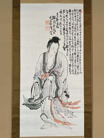 富岡鉄斎 魚籃観音図｜古美術・掛け軸の販売・買取・鑑定-松本松栄堂