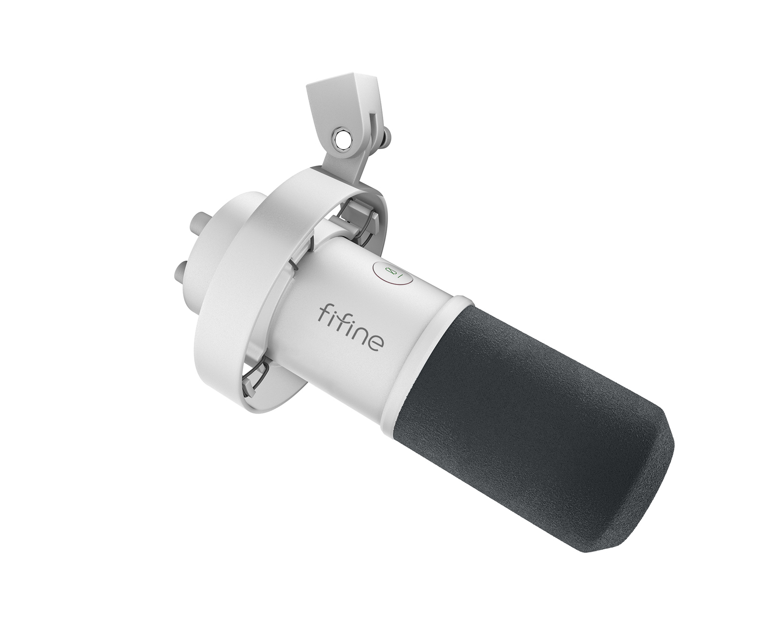 Fifine K688 USB/XLR Microphone - Dynamic Mic - White - MaxGaming.com