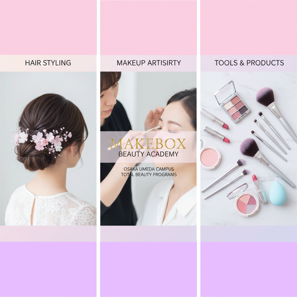 大阪梅田のメイクスクール【メイクボックス】マンツーマン個別指導の