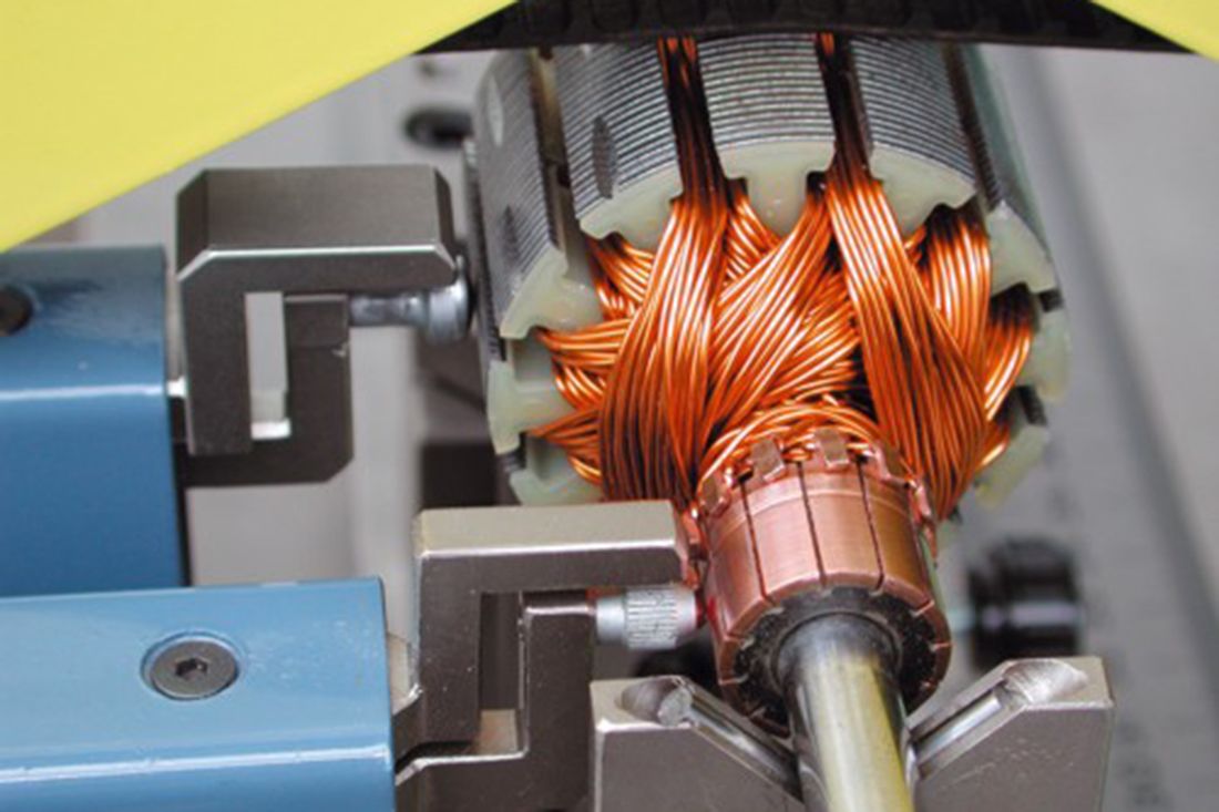 MARPOSS electric motor armature inspection
