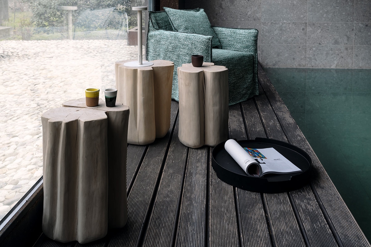 BRICK L サイドテーブル(直径46-55 高さ40cm)の通販 / マスターウォール