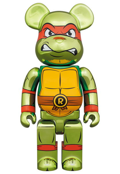 MEDICOM TOY - BE@RBRICK RAPHAEL CHROME Ver. 100％ & 400％
