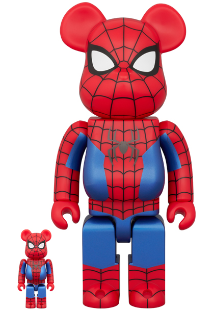 MEDICOM TOY - BE@RBRICK SPIDER-MAN FINAL SUIT 100％ & 400％
