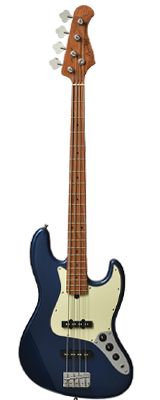 Bacchus(バッカス) ／ BJB-1-RSM／M BLK エレキベース ローステッド