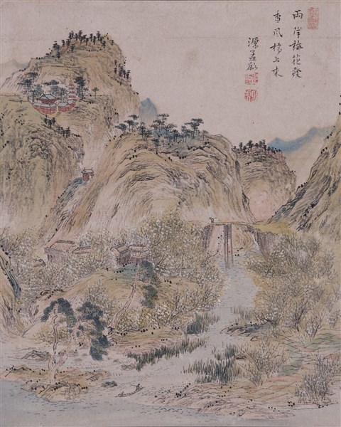 梅花山水図 高芙蓉筆 - MIHO MUSEUM