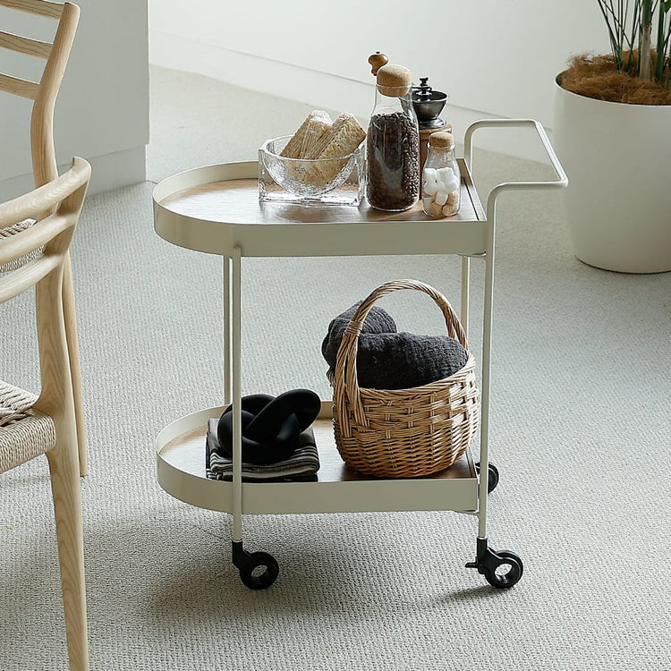 バスケットトローリー ワゴン 北欧デザイン｜miion - miion｜北欧