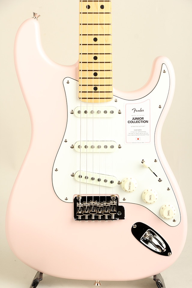 Made in Japan Junior Collection Stratocaster MN Satin Shell Pink