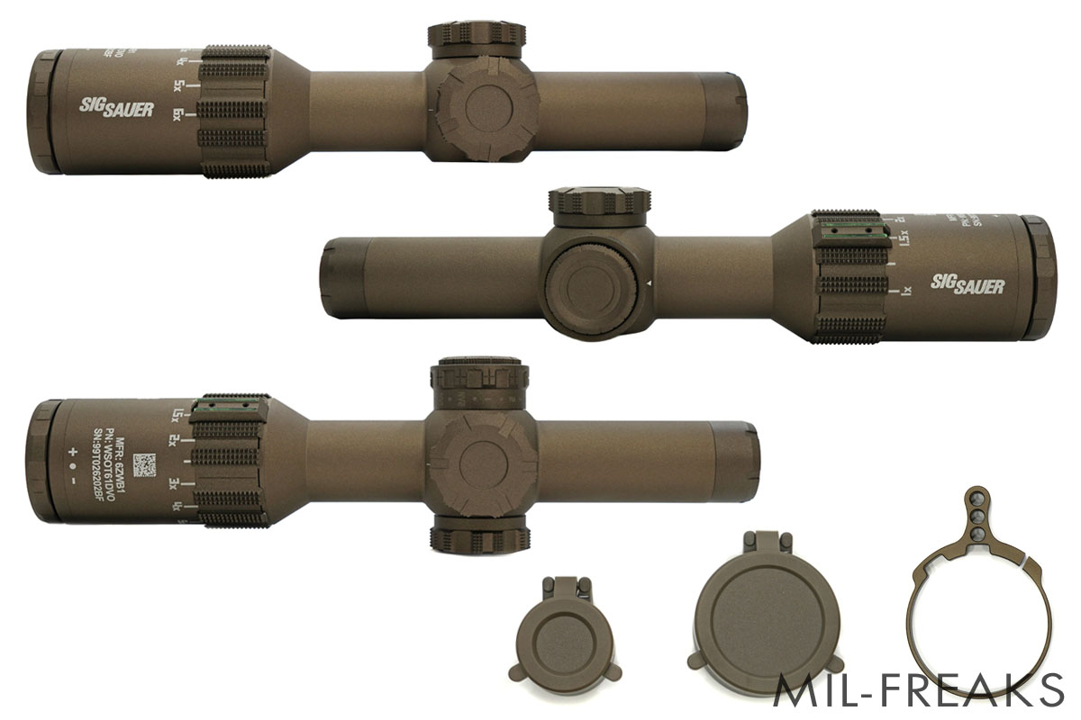 Holy Warrior SIG SAUERタイプ TANGO6T DVO ショートスコープ 1-6X24mm