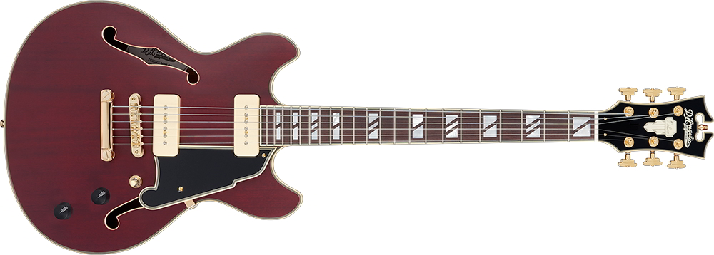 D'Angelico DC Miniシリーズ セミアコギターDeluxe Mini DC P-90 Satin