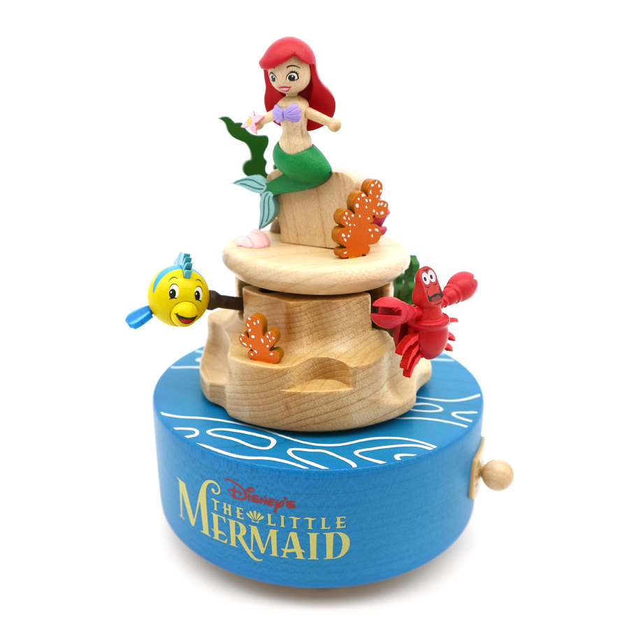 ディズニー 木製 オルゴール【リトルマーメイド】既製品 ｜株式会社