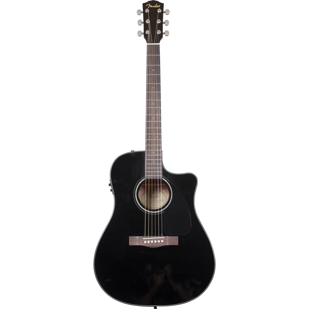 Fender CD-60CE-BLK Semi Acoustic Guitar-0961536206 - Musicians Cart