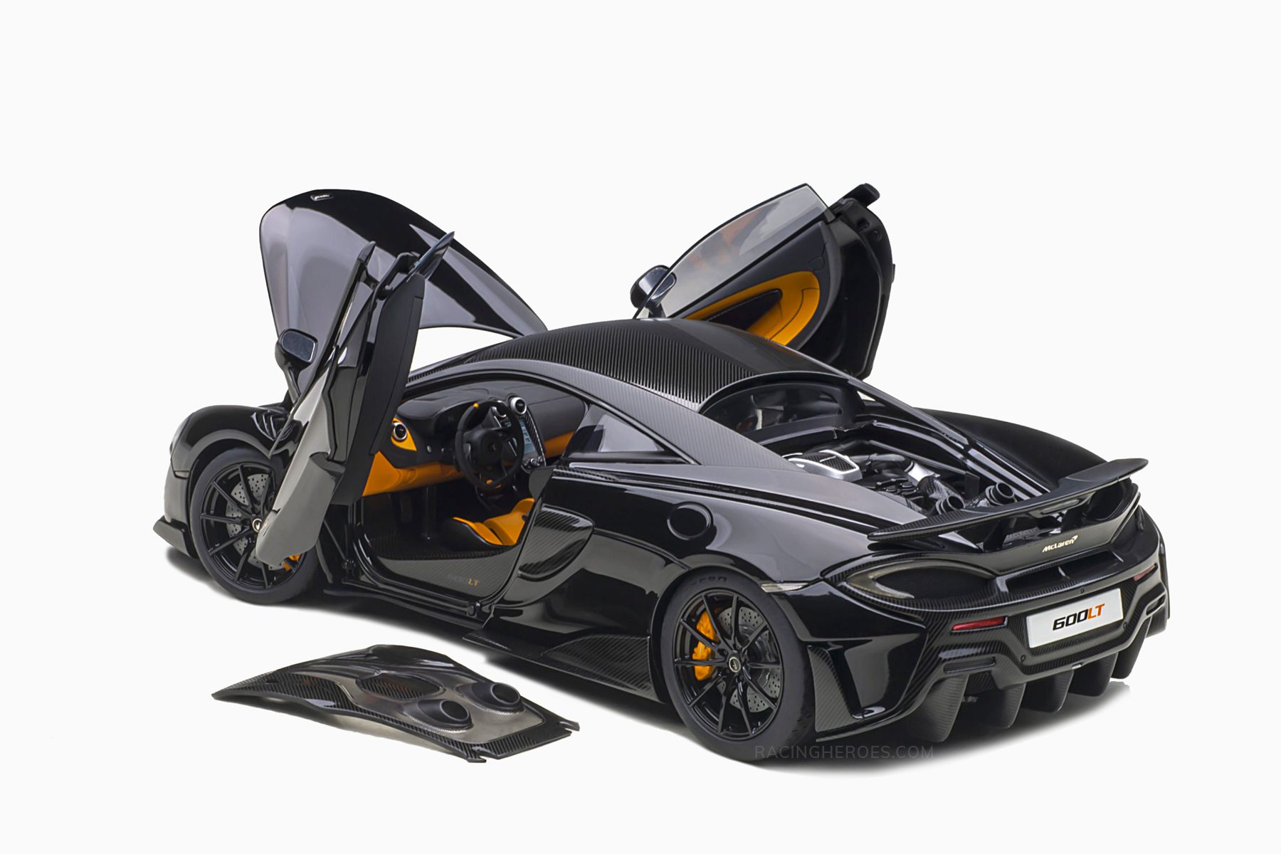AutoArt McLaren 600LT Onyx Black 1/18 Diecast Car
