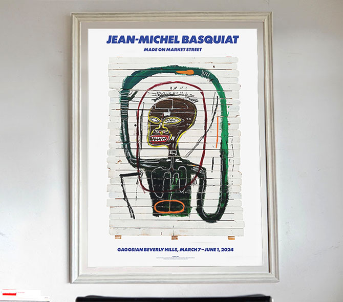 バスキアのポスター