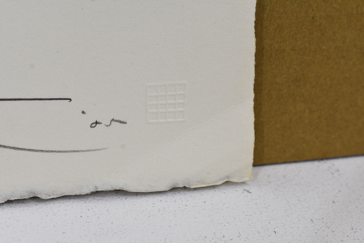 井田照一版画「One Two Three-A」 | Natsume Books