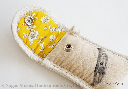 Atelier youmou トランペットマウスピースポーチ レッド