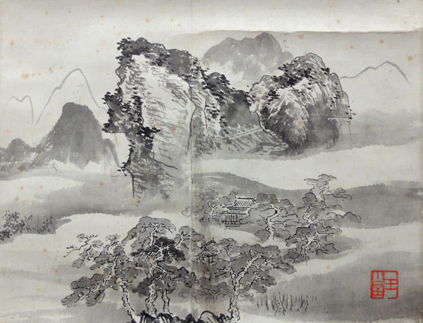 川合玉堂 山水図/Web書画ミュージアム