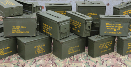弾薬箱 中型 AMMO BOX ミリタリーショップ 革ジャン 中田商店